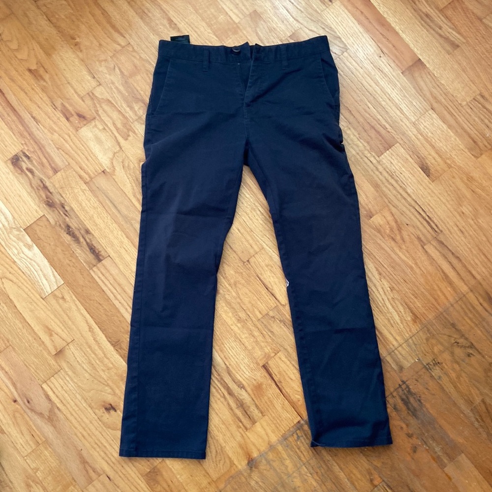 Volcom Mens Skinny Chinos Navy